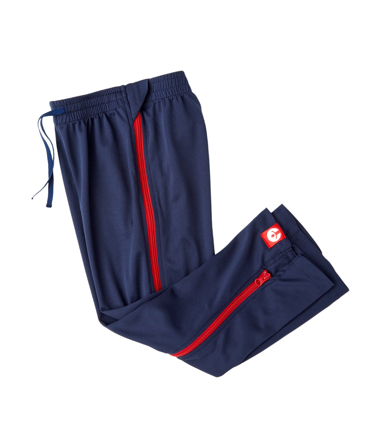 open side pants/side zip pant kids navy red 24405431943340
