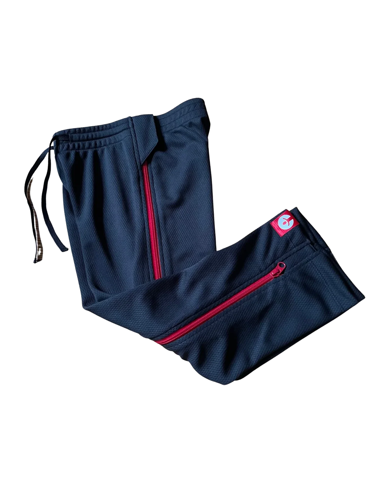 Black With Red Side Zip Pants | zipOns Youth Heavywe... 27934505402540