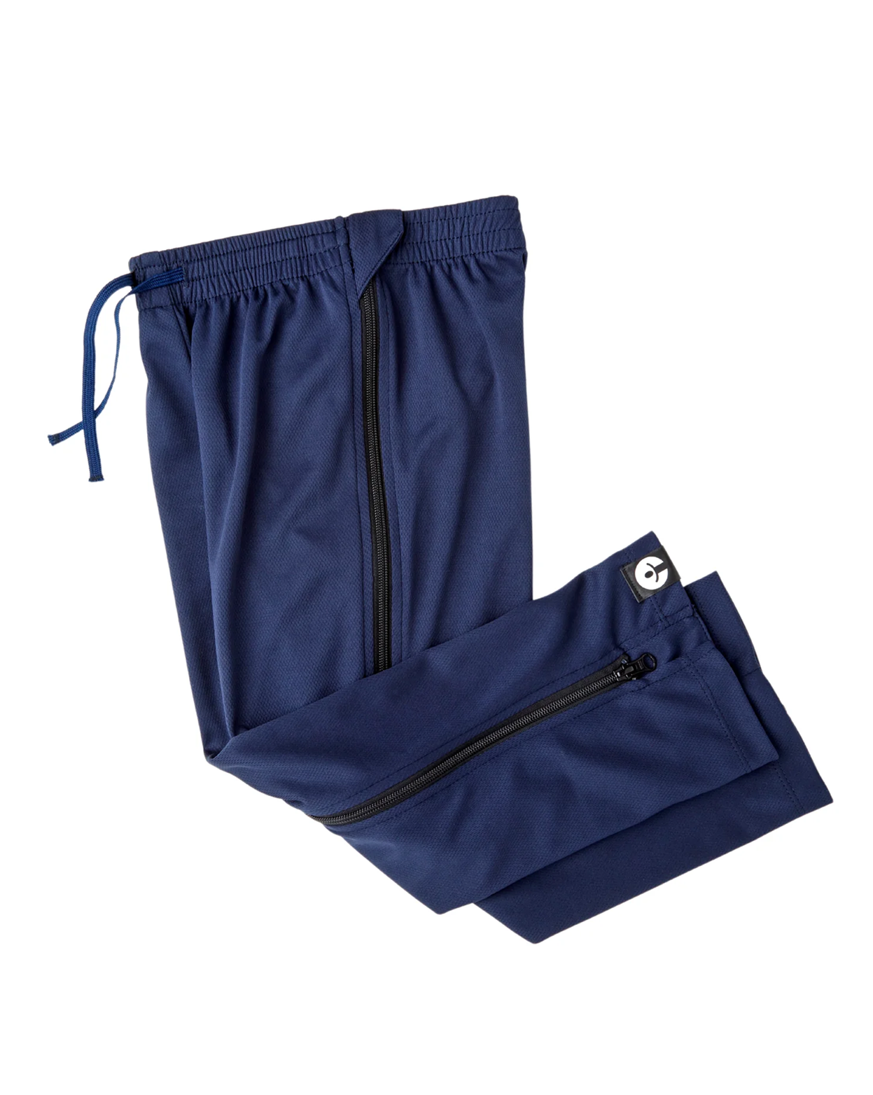 open side pants/side zip pant navy blue black zipper 27893954445484