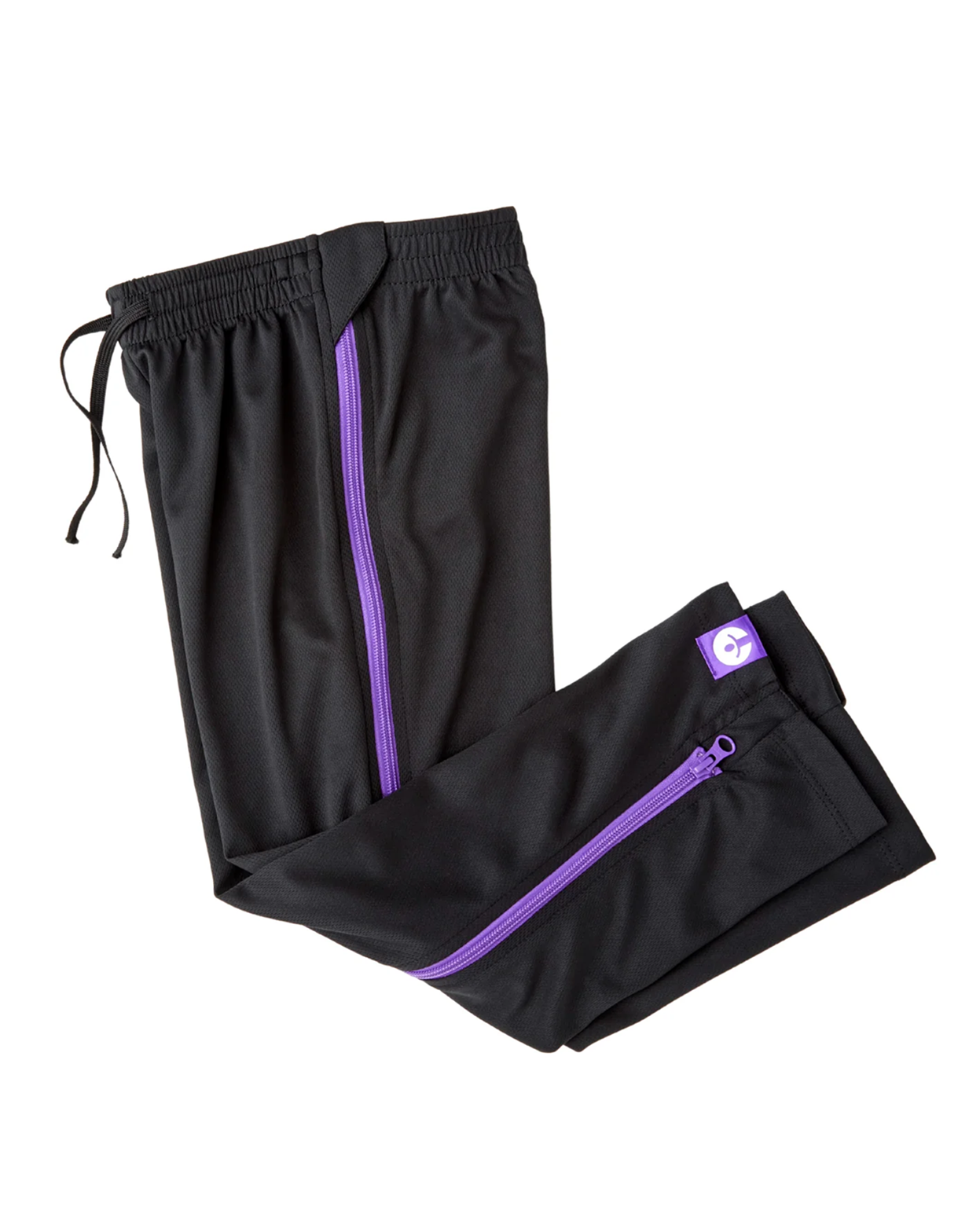open side pants/side zip pant purple zip 27893940748460